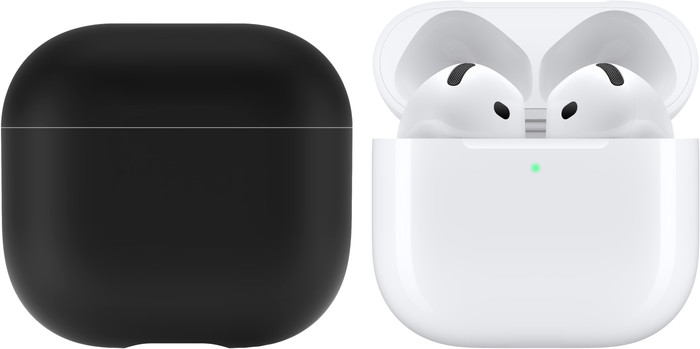 Apple AirPods 4 mit Aktiver Geräuschunterdrückung + BlueBuilt Hülle Main Image