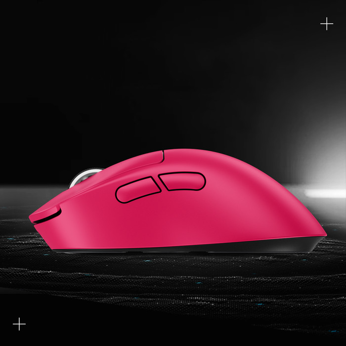 Logitech G PRO X Superlight 2 DEX Lightspeed Kabellose Gaming-Maus Magenta produkt in gebrauch