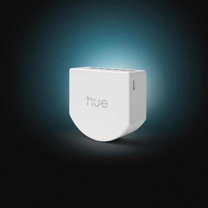 Philips Hue Kabelgebundenes Wandschaltermodul für nicht smarte Lampen 2 Kanäle visueller lieferant