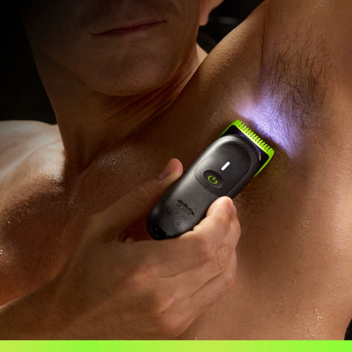 GilletteLabs i7 Body + Intimate produkt in gebrauch