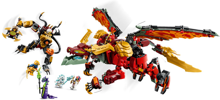 LEGO Ninjago Wyldfyres Drachenmech 71868 detail