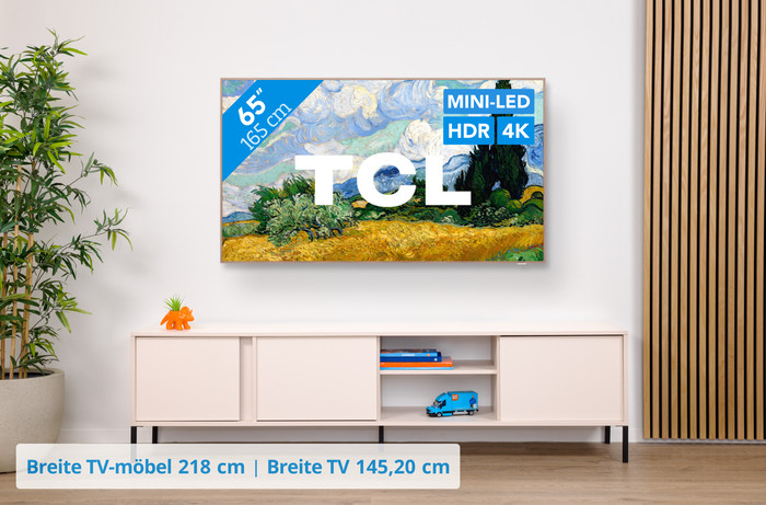 TCL QD Mini-LED 65 Zoll A400 Pro (2026) visuelles Coolblue 1