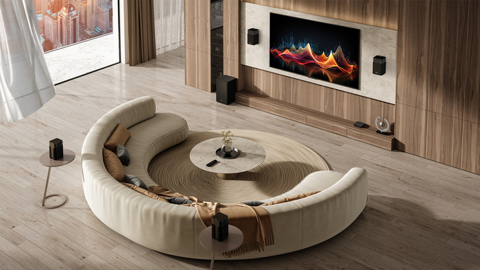 Hisense HT Saturn Home Cinema set product in use