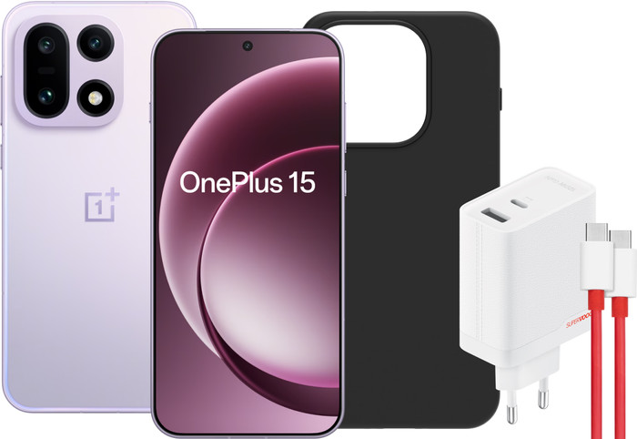 OnePlus 15 512GB Lila 5G + Basis-Zubehörset Main Image