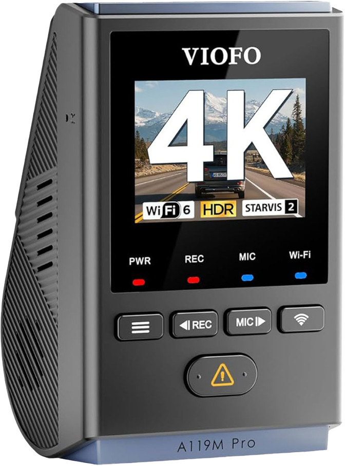 Viofo A119M Pro 4K WLAN GPS vorne
