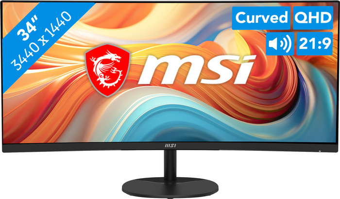 MSI PRO MP341CQ E12 Curved Main Image