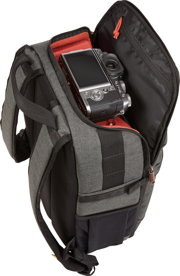 Case Logic Era Large Camera Backpack Gray inside