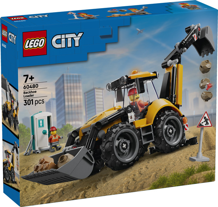 LEGO City Gelber Baggerlader 60480 verpackung
