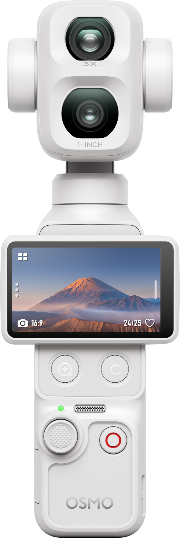 DJI Osmo Pocket 4P (Pro) Creator Combo Weiß vorne