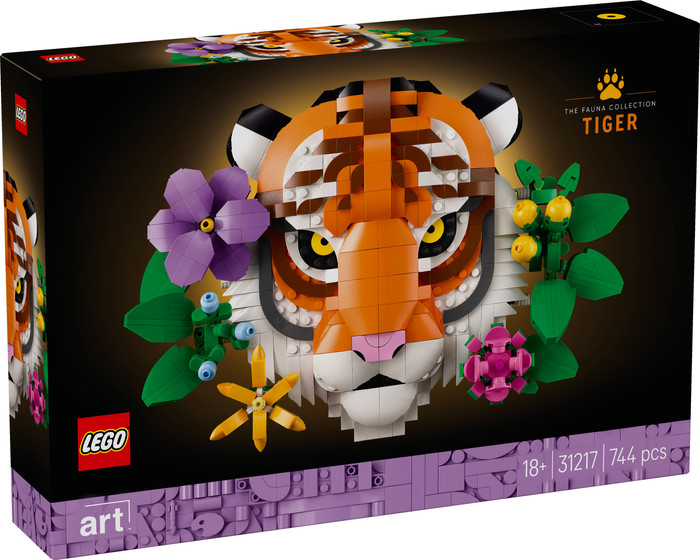LEGO Art Fauna Collection - Tiger 31217 verpackung