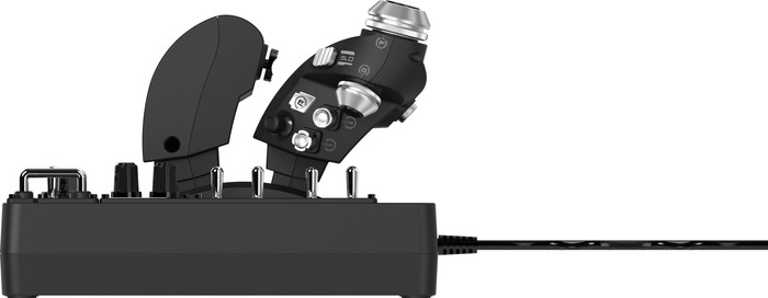 Logitech G X56 Space/Flight H.O.T.A.S. vorne