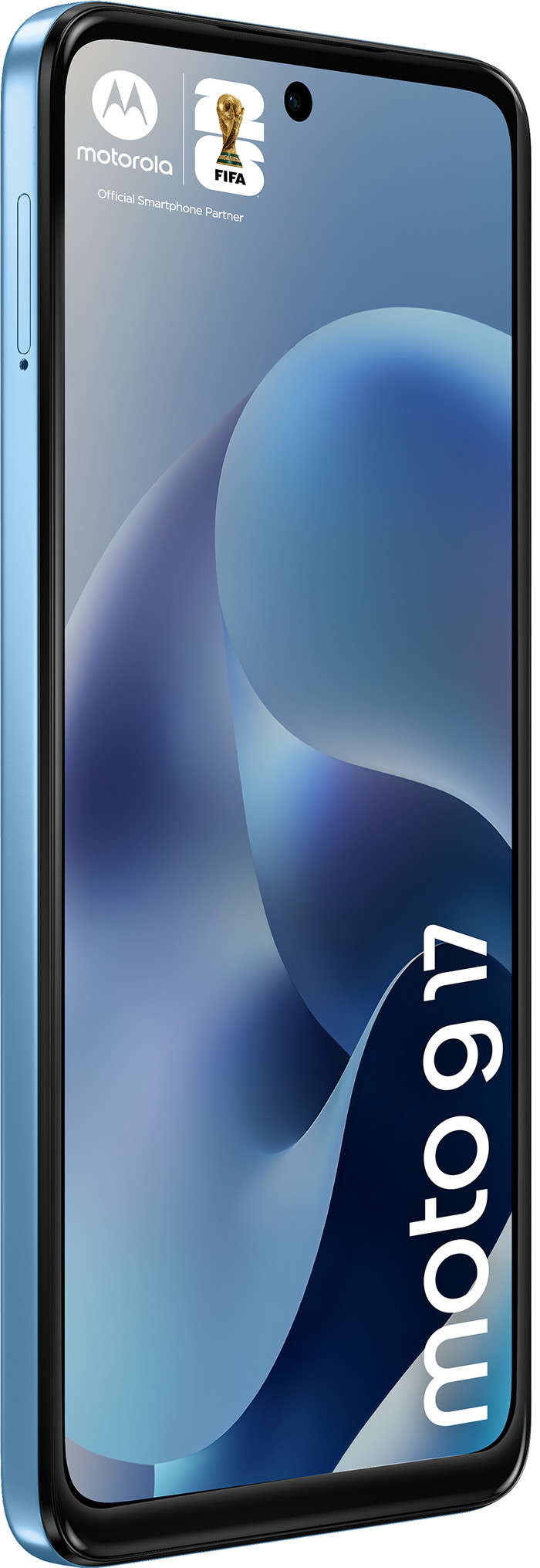 Motorola Moto G17 Hellblau 4G vorne