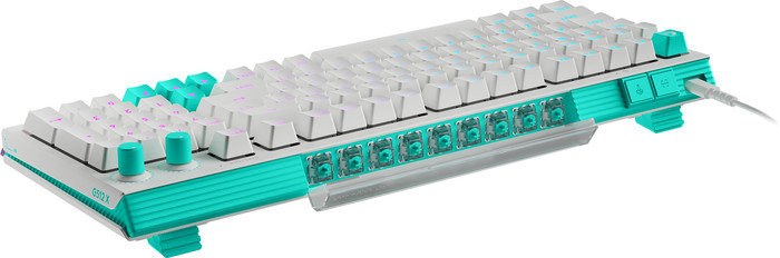 Logitech G512 X 98 Gaming-Tastatur QWERTZ Weiß rückseite