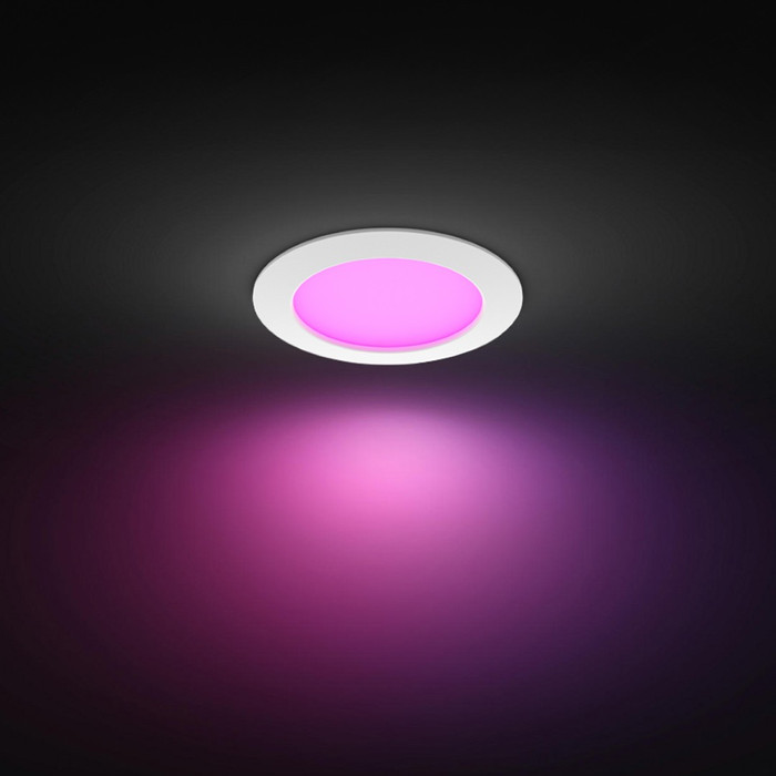 Philips Hue Recessed Spot Light Slim - White and Color 170mm - White front