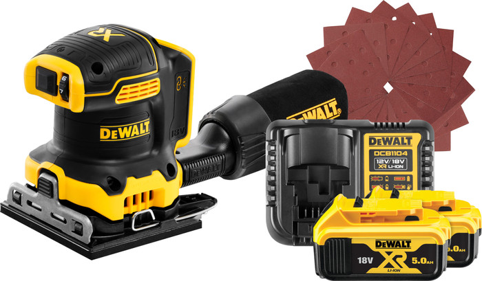 DeWalt DCW210NT-XJ 5,0-Ah-Akku (2x) Komplettpaket Main Image