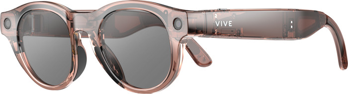 HTC VIVE Eagle AI Glasses Sunglasses Round Brown right side