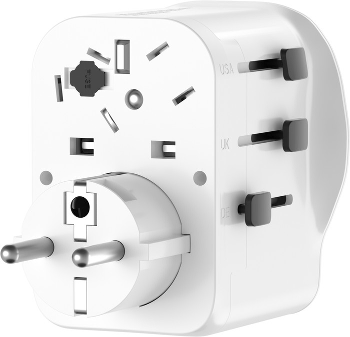 BlueBuilt Universeller Reiseadapter 20 Watt rückseite