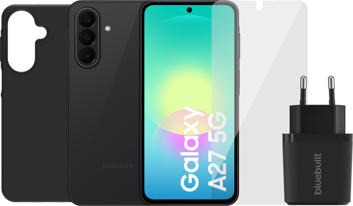 Samsung Galaxy A27 256GB Schwarz 5G + Komplettes Zubehörset Main Image