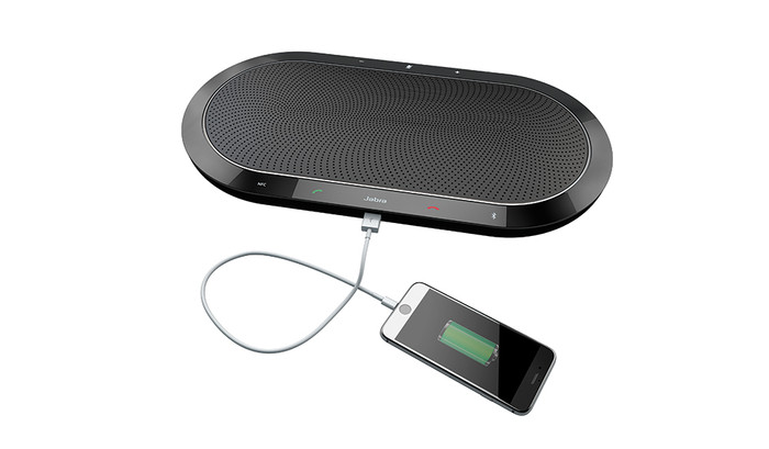 Jabra Speak 810 Conference Speakerphone UC USB/BT & Link370 product in use