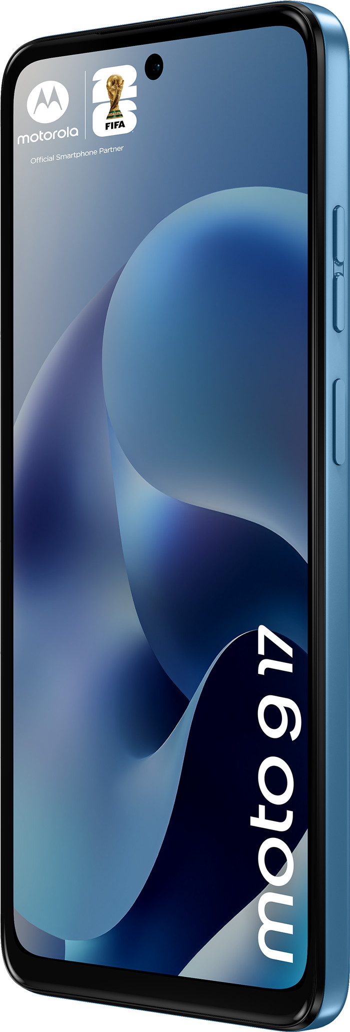 Motorola Moto G17 Hellblau 4G vorne