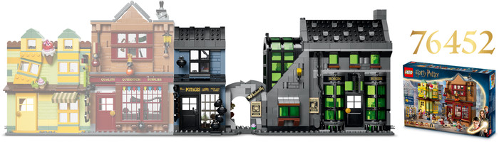 LEGO Harry Potter Zaubererläden in der Winkelgasse 76471 visueller lieferant