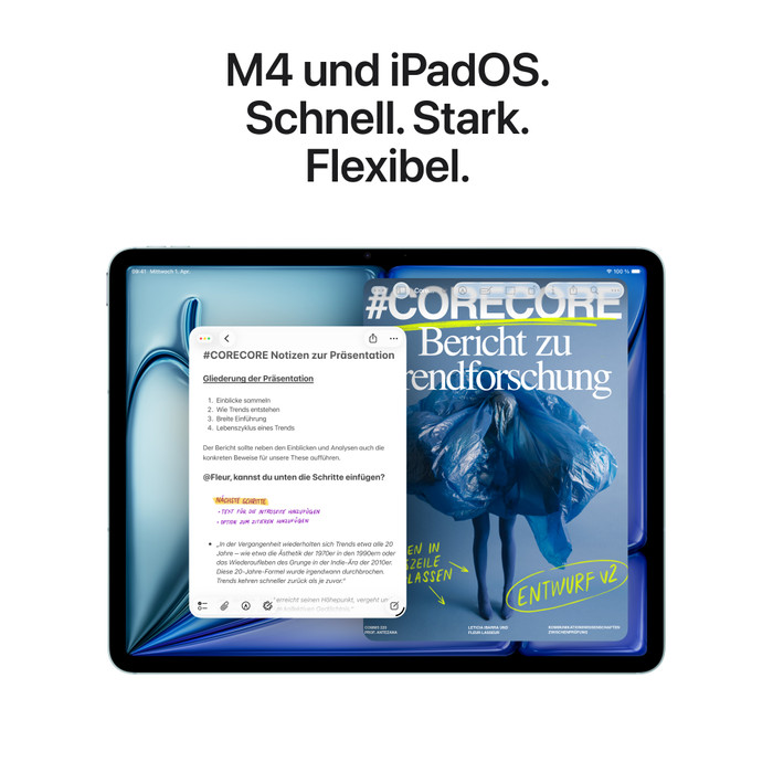 Apple iPad Air (2026) 13" 256GB Wi-Fi Polarstern visueller lieferant