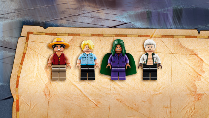 LEGO One Piece Showdown mit Kapitän Smoker 75642 produkt in gebrauch