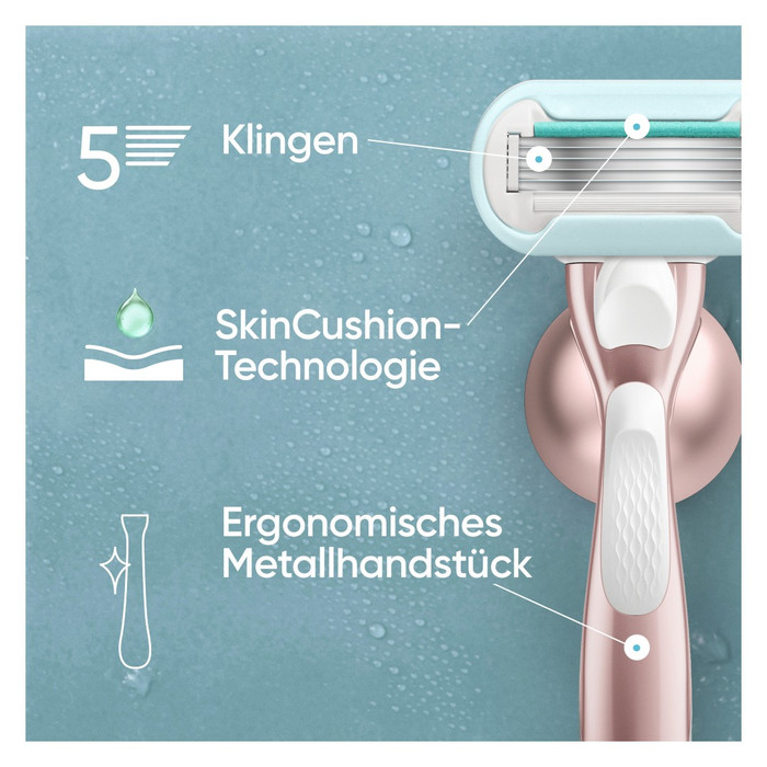 Gillette Venus Deluxe Smooth Sensitive Ersatzklingen (10 Stück) visueller lieferant