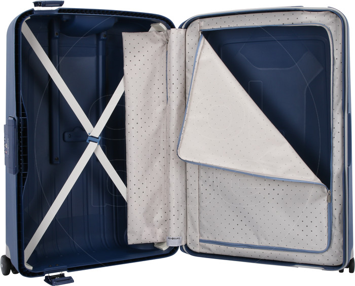 Samsonite S'Cure Spinner 75 cm Doppelpack Dark Blue null