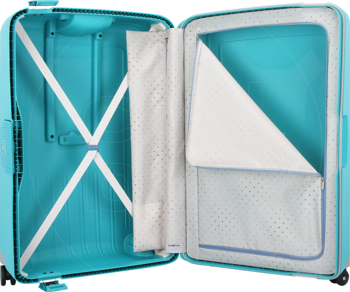 Samsonite S'Cure Spinner 81cm Aqua Blue null