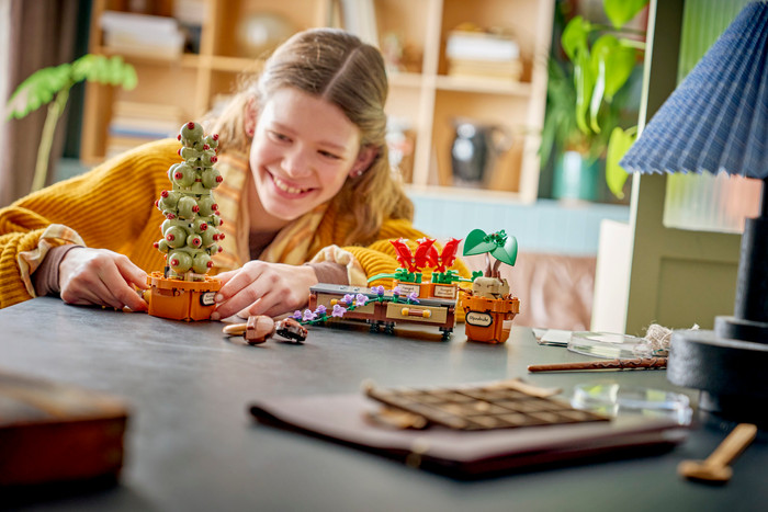 LEGO Harry Potter Schloss Hogwarts: Kräuterkunde-Pflanzen 76474 produkt in gebrauch