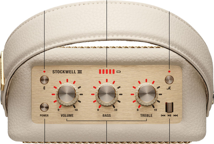 Marshall Stockwell III BT Creme oberseite