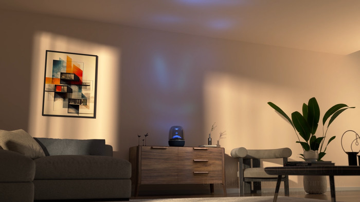 Harman Kardon Aura Studio 5 WiFi Black product in use