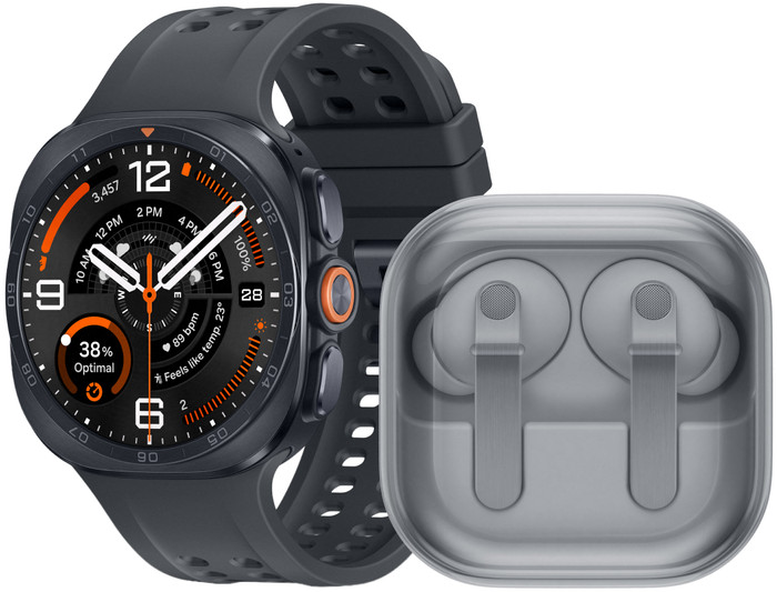 Samsung Galaxy Watch Ultra 2 5G Titanium Black 47mm + Samsung Galaxy Buds4 Pro White Main Image