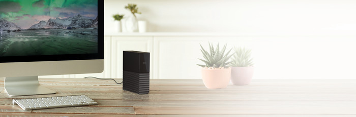 WD My Book 8 TB produkt in gebrauch