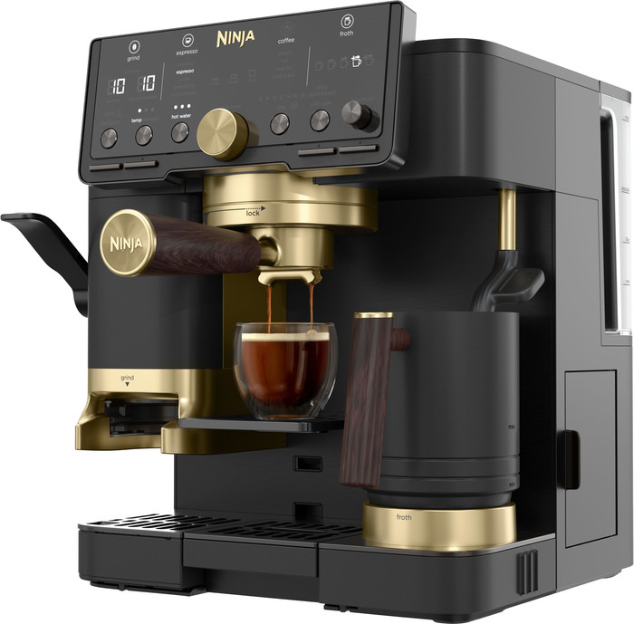 Ninja Luxe Café Pro ES771EUBK David Beckham Limited Edition rechte seite