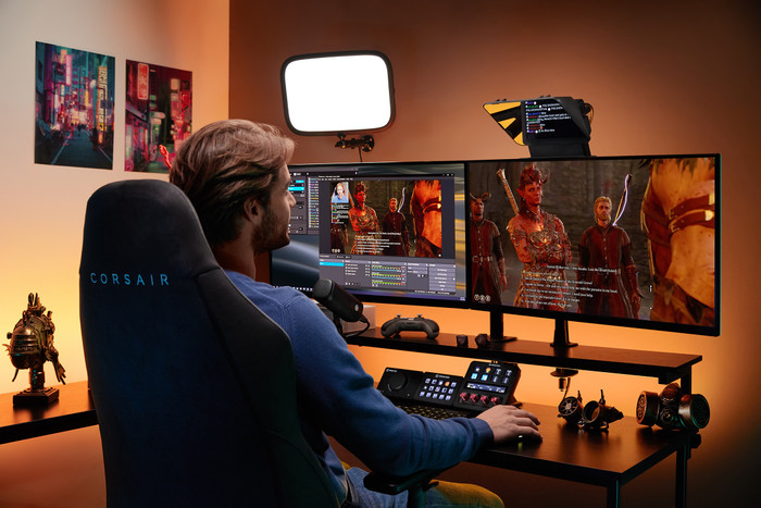 Elgato Prompter produkt in gebrauch