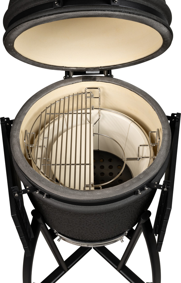 Grill Guru Prime Matte Black Medium inside