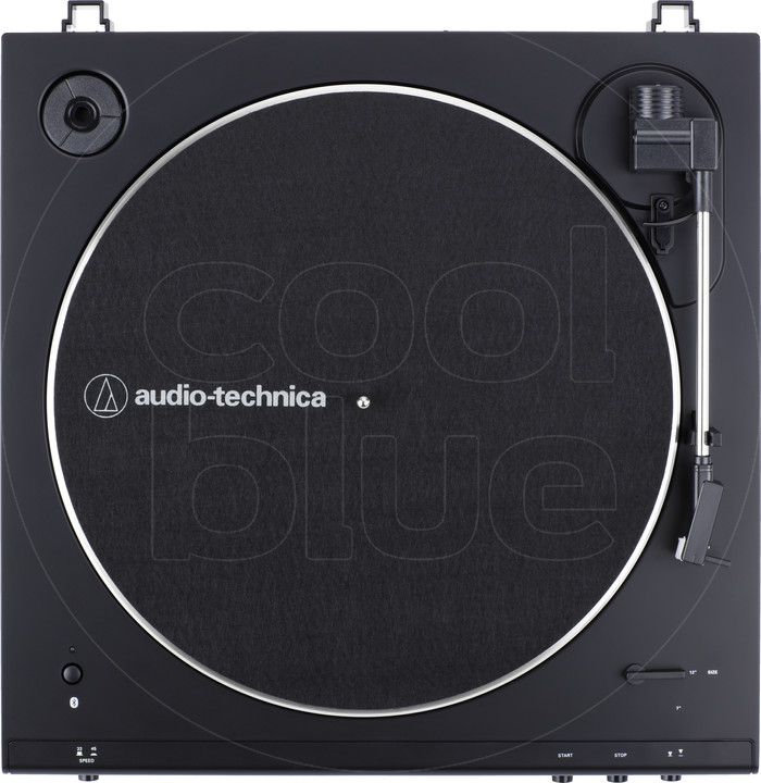 Audio-Technica AT-LP60XBTBK + Audio-Technica ATH-SP3X Schwarz oberseite