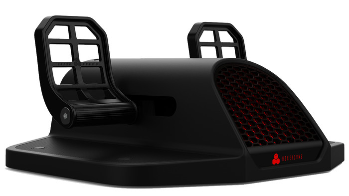 Honeycomb Charlie Rudder Pedals PC rückseite