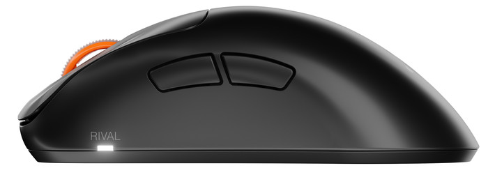 SteelSeries Rival Pro WL Wireless Gaming Mouse Black left side