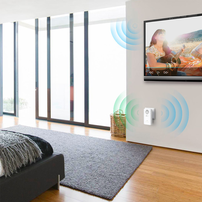 TP-Link TL-WPA8631P Kit WiFi 1.300 Mbit/s 2 Adapter produkt in gebrauch