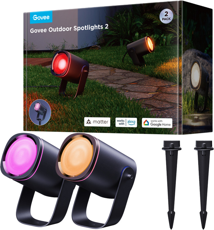 Govee Outdoor Spotlights Duo Pack packaging