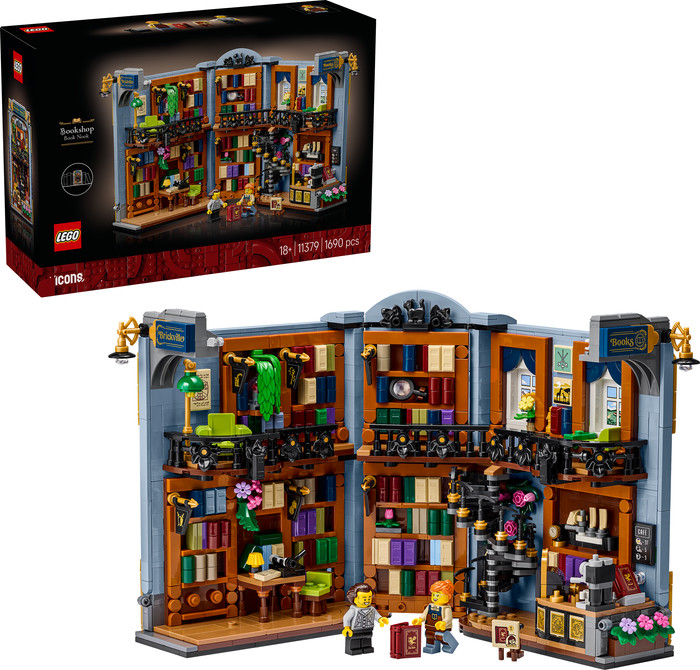 LEGO Icons Bookend: Bookstore 11379 right side