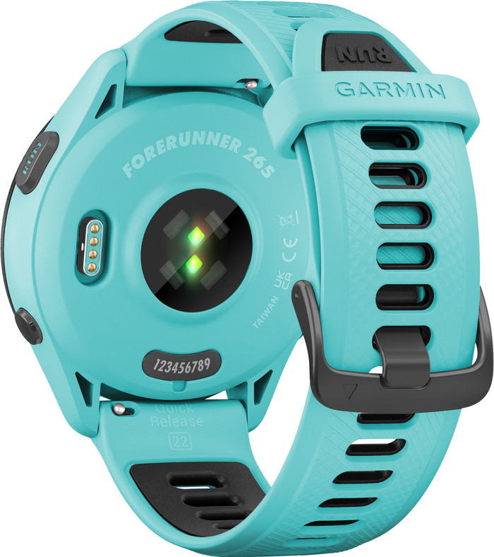 Garmin Forerunner 265 Blue back