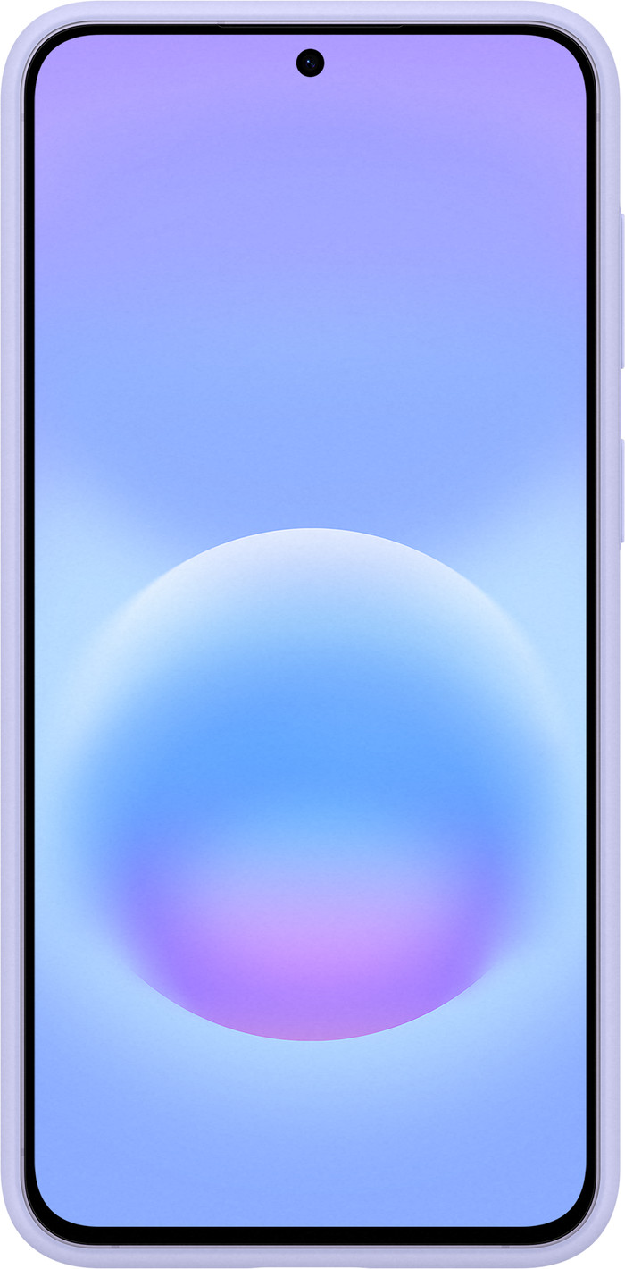 Samsung Galaxy A57 Backcover aus Silikon Lila vorne