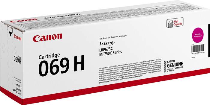 Canon 069H Toner Cartridge Magenta front