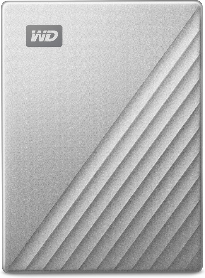 WD My Passport Ultra for Mac 4TB Silver front
