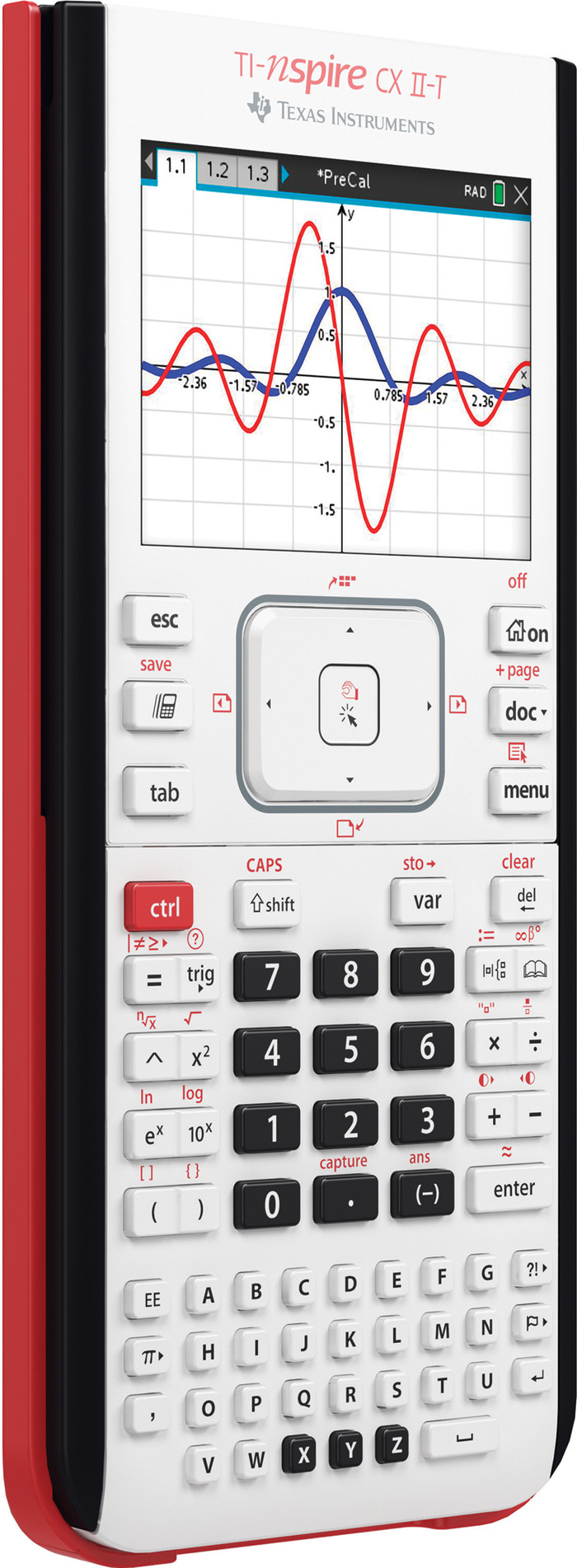 Texas Instruments TI-Nspire CX II-T rechte seite