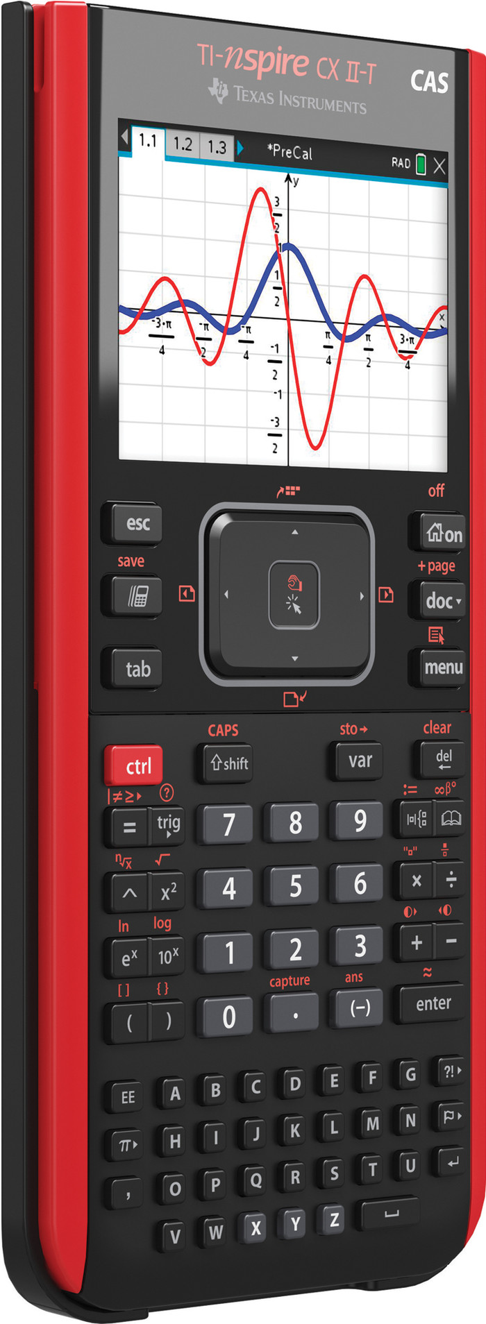 Texas Instruments TI-Nspire CX II-T CAS rechte seite